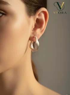 گوشواره پیچ طرح بهار نارنج